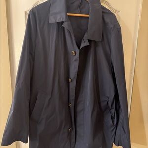 Brooks Brothers Classic Navy Raincoat